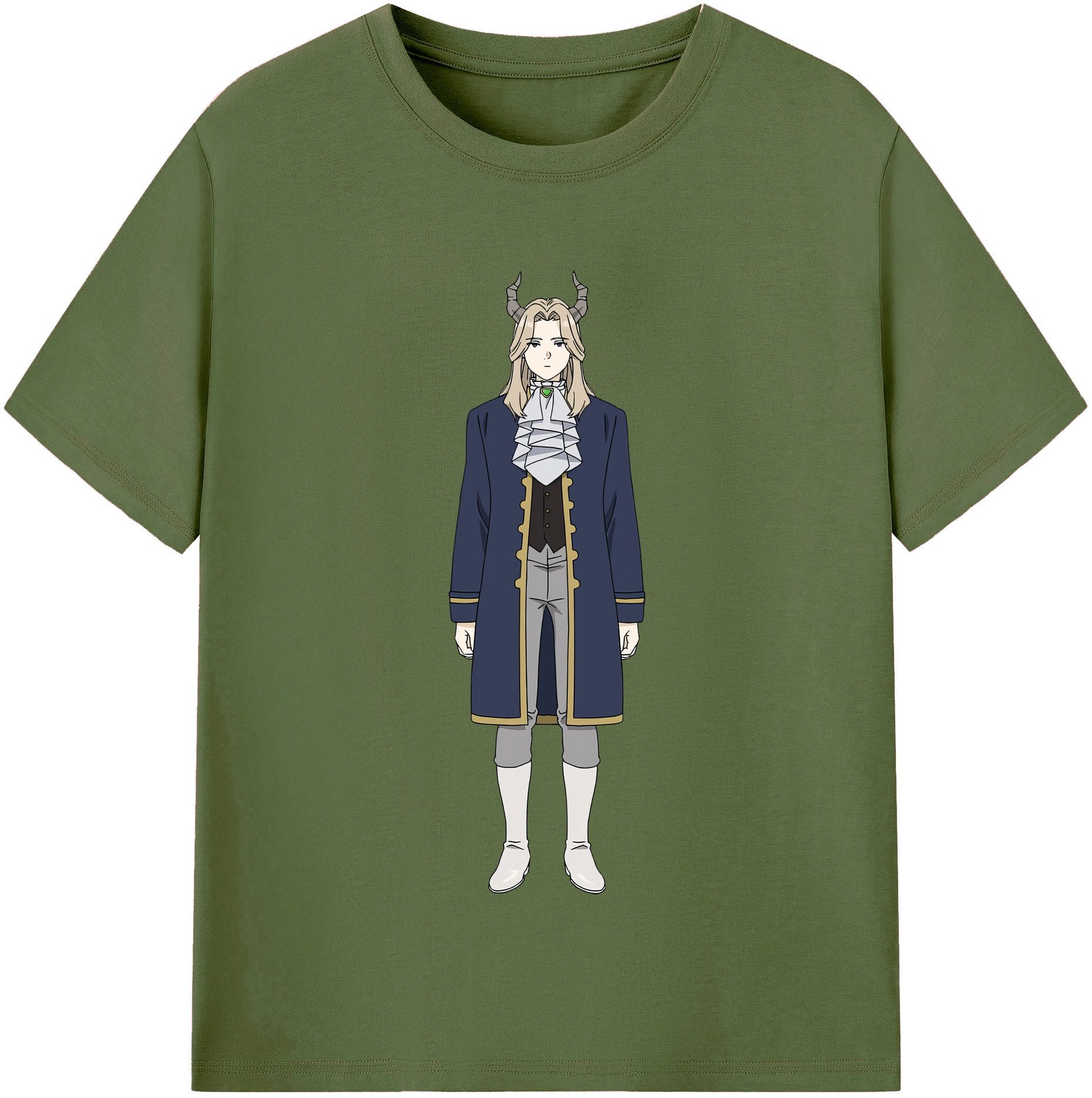 （画像用） 葬送のフリーレン Frieren 綿100％半袖Tシャツ（フロントプリント）